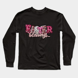 Easter Blessings Happy  Easter Day Long Sleeve T-Shirt